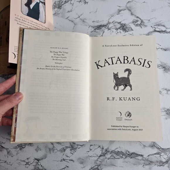 Katabasis by R. F. Kuang Fairyloot See You In Hell August 2025 - Picture 7 of 9